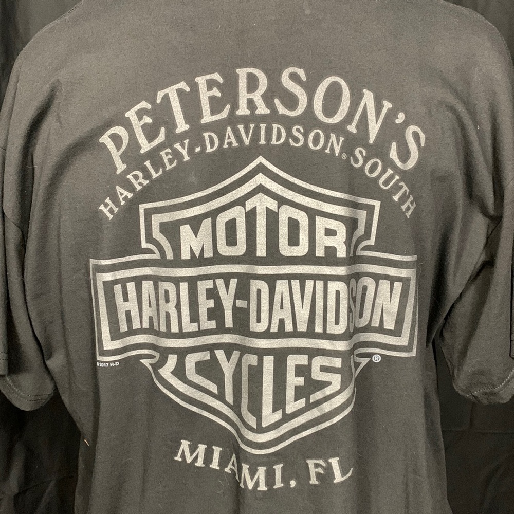 XXL Peterson’s Harley Davidson south Miami Florida T-shirt